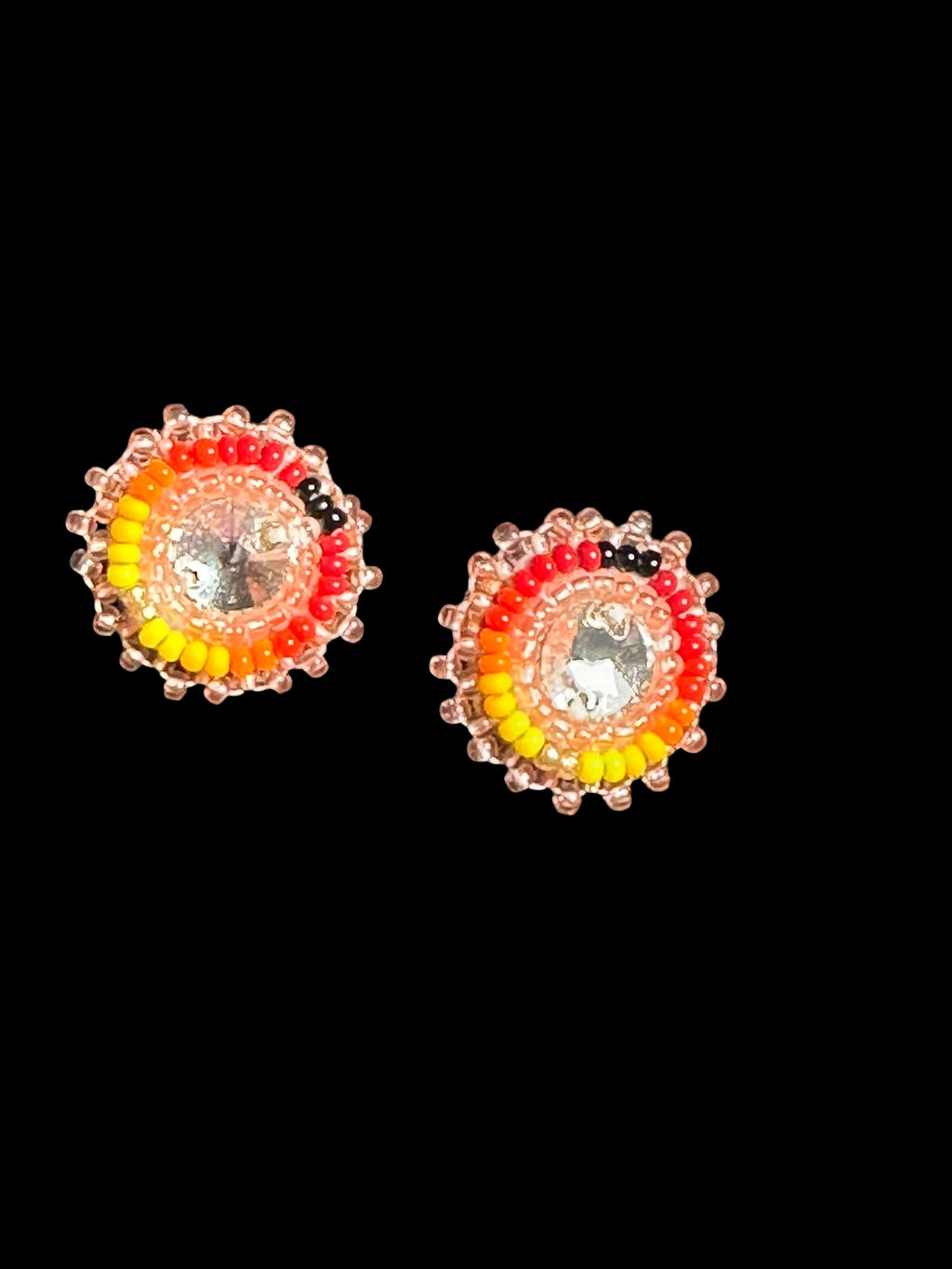 red round Earrings